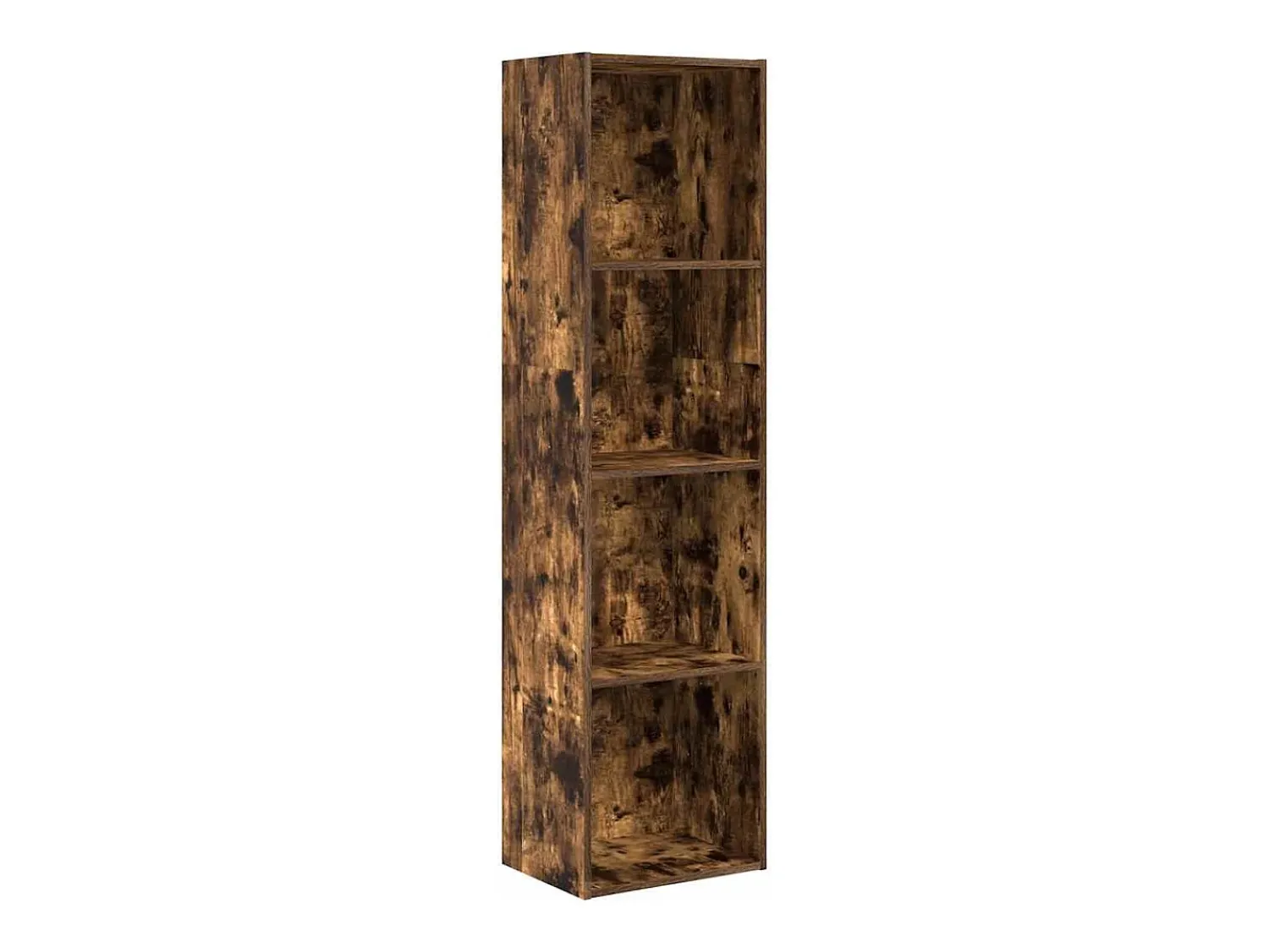 Biblioteca*vidaxl Estante 40x30x152 cm derivados de madeira carvalho fumado Castanho