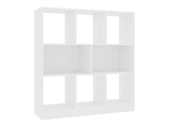 Vitrina*vidaxl Estante 97,5x29,5x100 cm derivados de madeira Branco