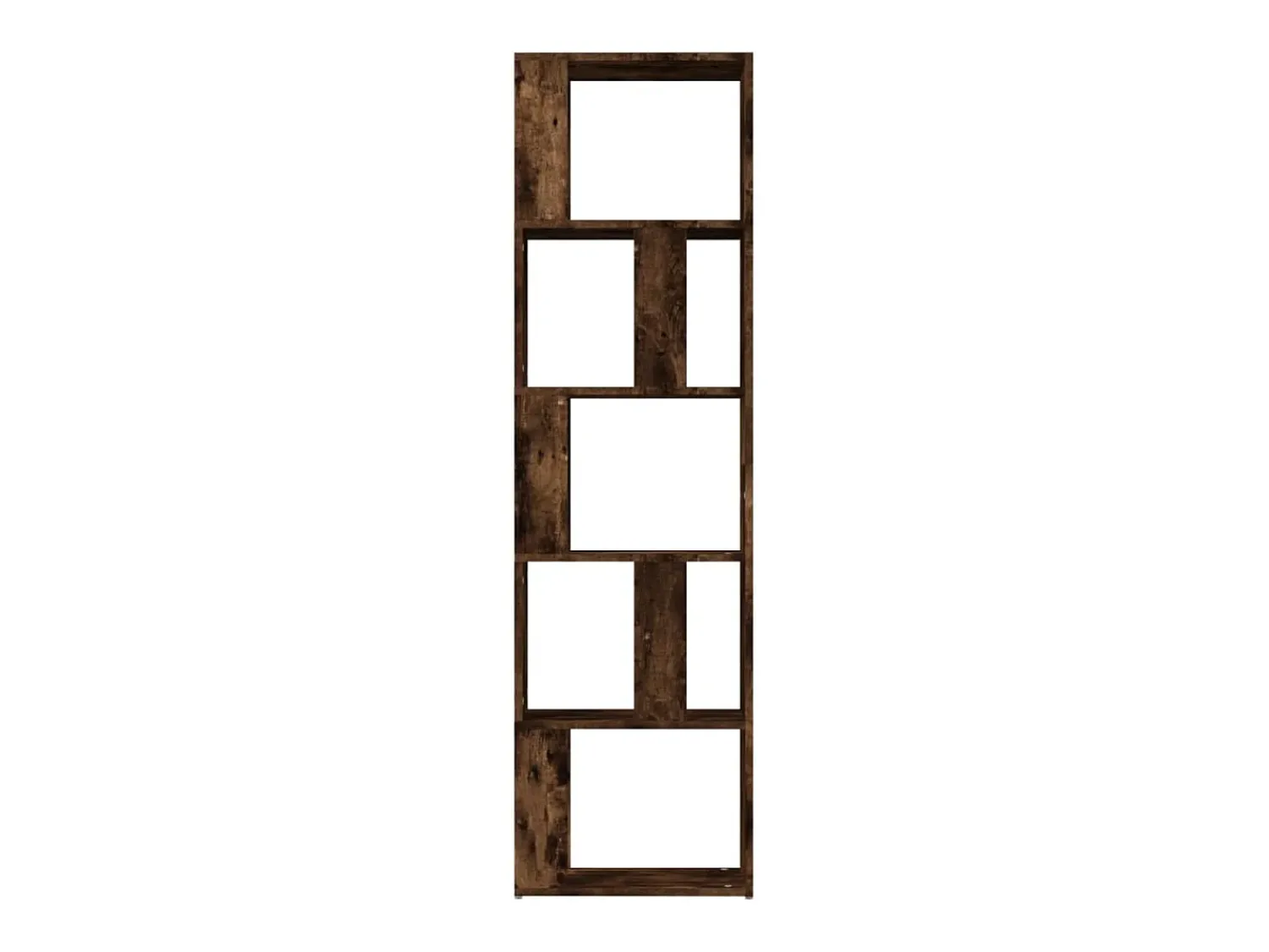 Estante 45x24x160 cm derivados de madeira carvalho fumado PT464032 Castanho