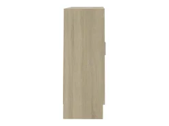 vidaxl Estante 82,5x30,5x80 cm derivados de madeira carvalho sonoma^ Vitrina
