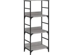 Biblioteca* Estante 50x33x117,5 cm derivados de madeira sonoma PT487984 Cinzento