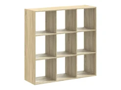 Biblioteca| Estante 102x32x102 cm derivados de madeira carvalho sonoma PT441505 Castanho