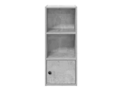Best vidaxl Estante 31x24x77 cm derivados de madeira cimento Cinzento