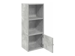 Best vidaxl Estante 31x24x77 cm derivados de madeira cimento Cinzento