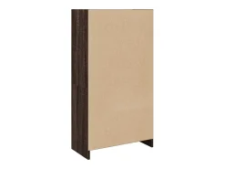 Vitrina*vidaxl Estante 57x28,5x107,5 cm derivados de madeira carvalho Castanho
