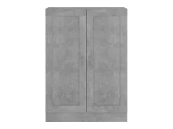 Prateleira*vidaxl Estante 82,5x30,5x115 cm derivados de madeira cimento Cinzento