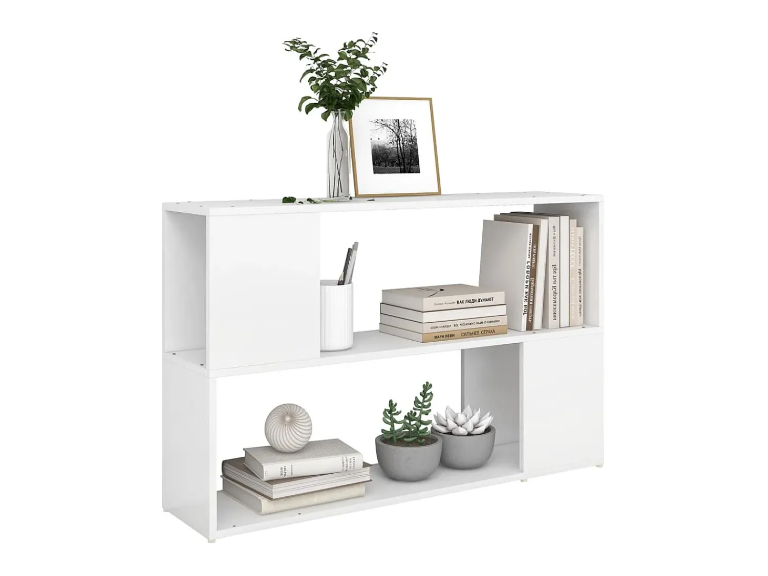 Best Estante 100x24x63 cm derivados de madeira PT394495 Branco