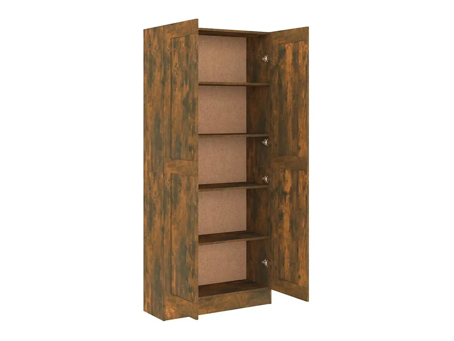 Online vidaxl Estante 82,5x30,5x185,5 cm derivados de madeira carvalho fumado Castanho