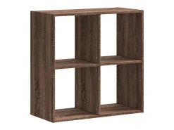 Biblioteca| Estante 68,5x32x68,5 cm derivados de madeira carvalho PT825122 Castanho