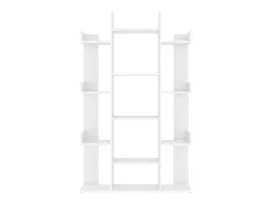 Vitrina*vidaxl Estante 86x25,5x140 cm derivados de madeira Branco