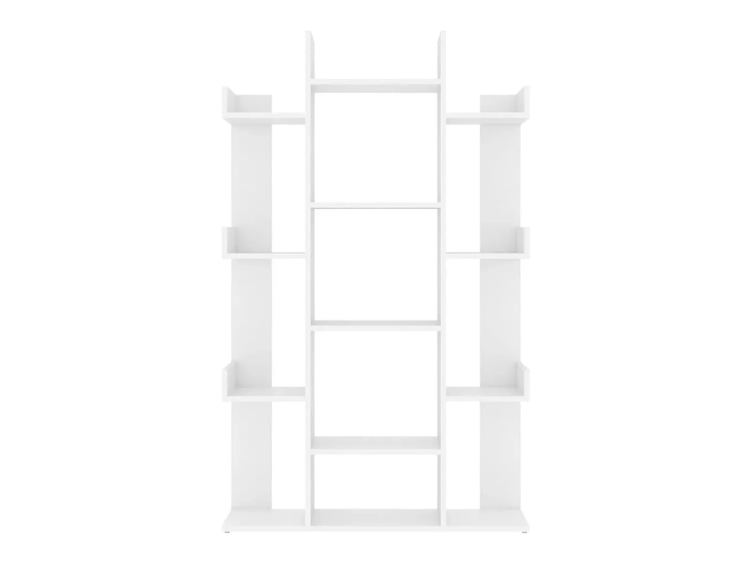 Vitrina*vidaxl Estante 86x25,5x140 cm derivados de madeira Branco