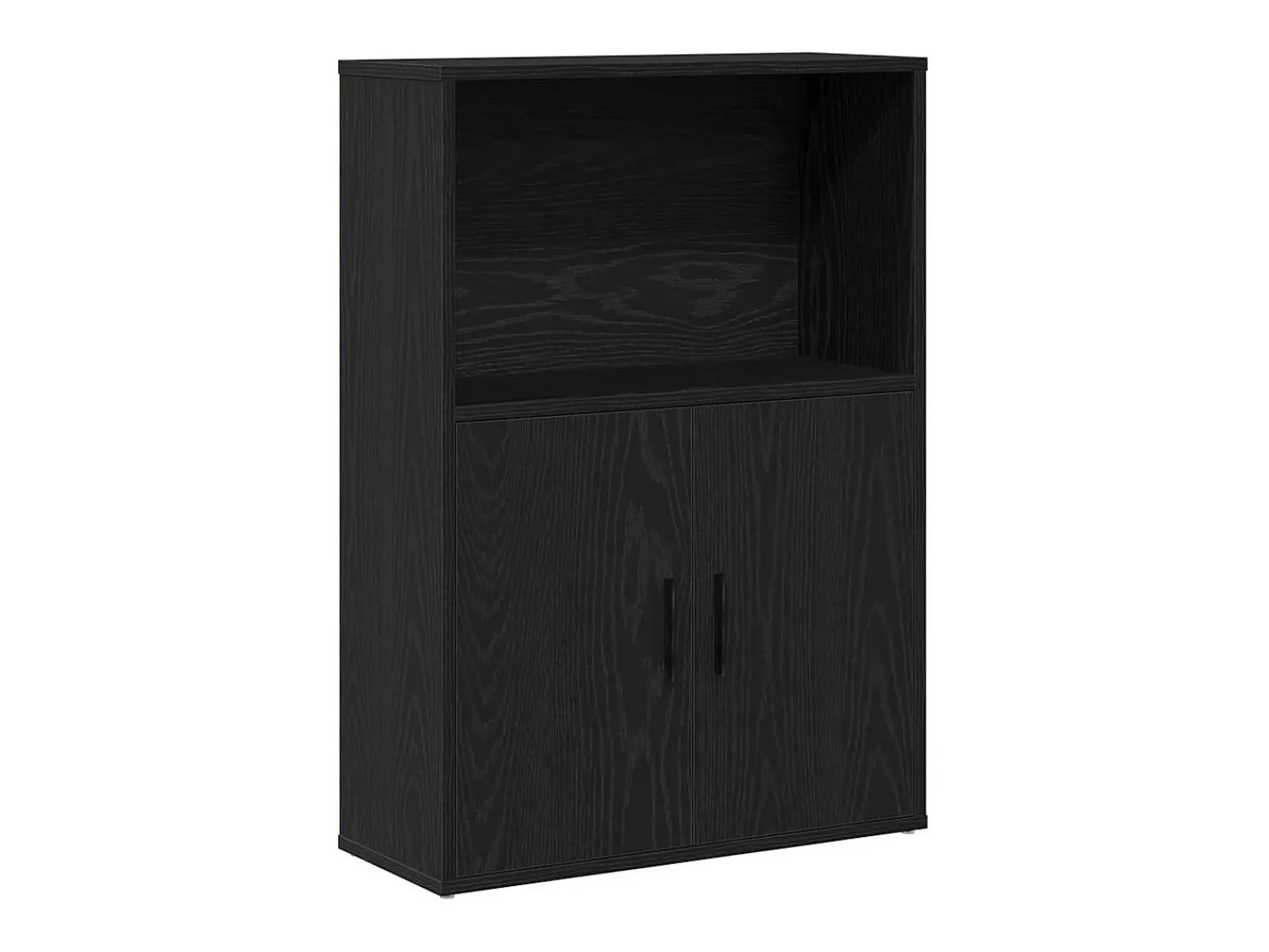 Biblioteca|vidaxl Estante 60x24x85 cm derivados de madeira carvalho Preto