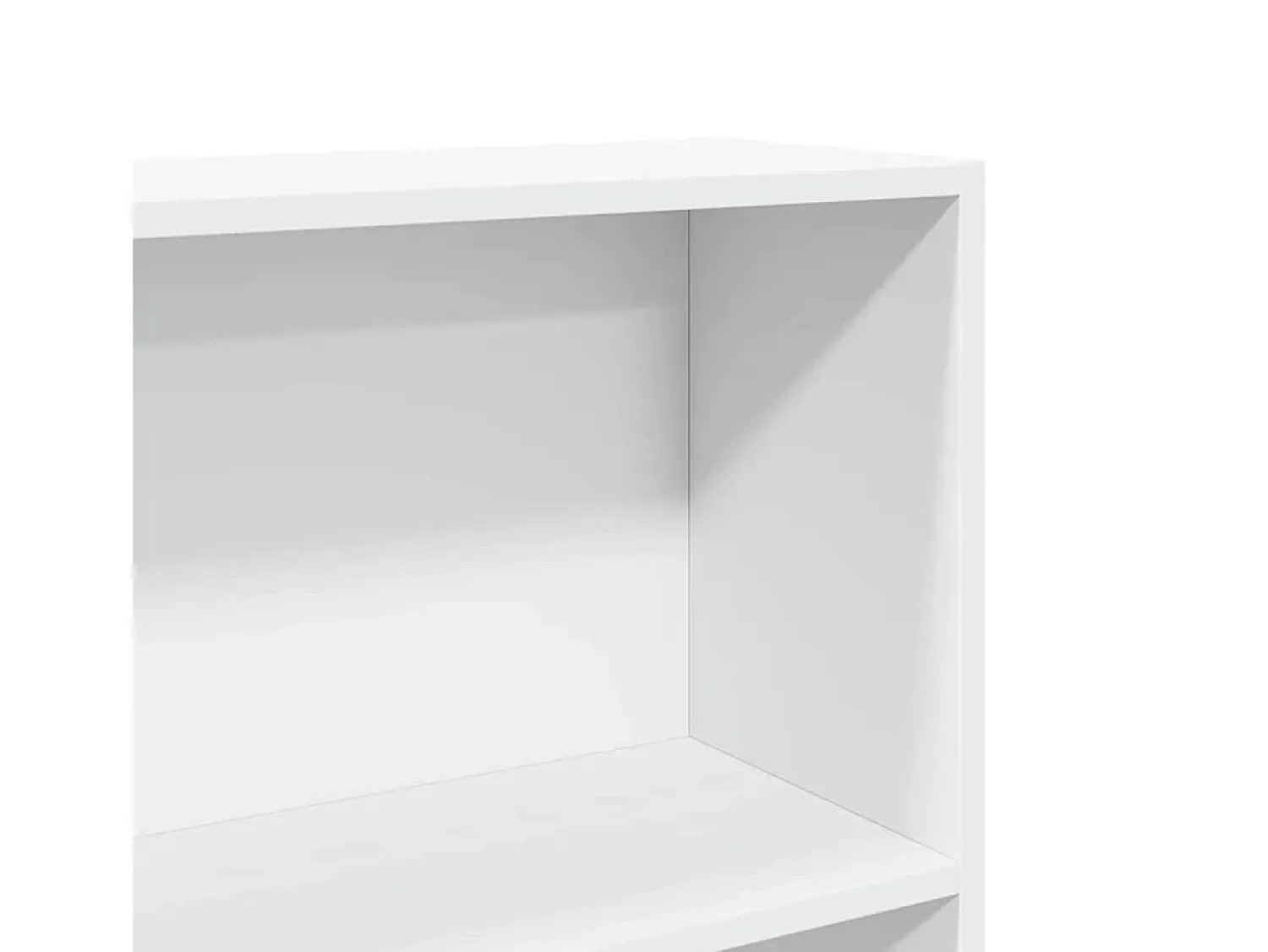 New vidaxl Estante 80x24x176 cm derivados de madeira Branco
