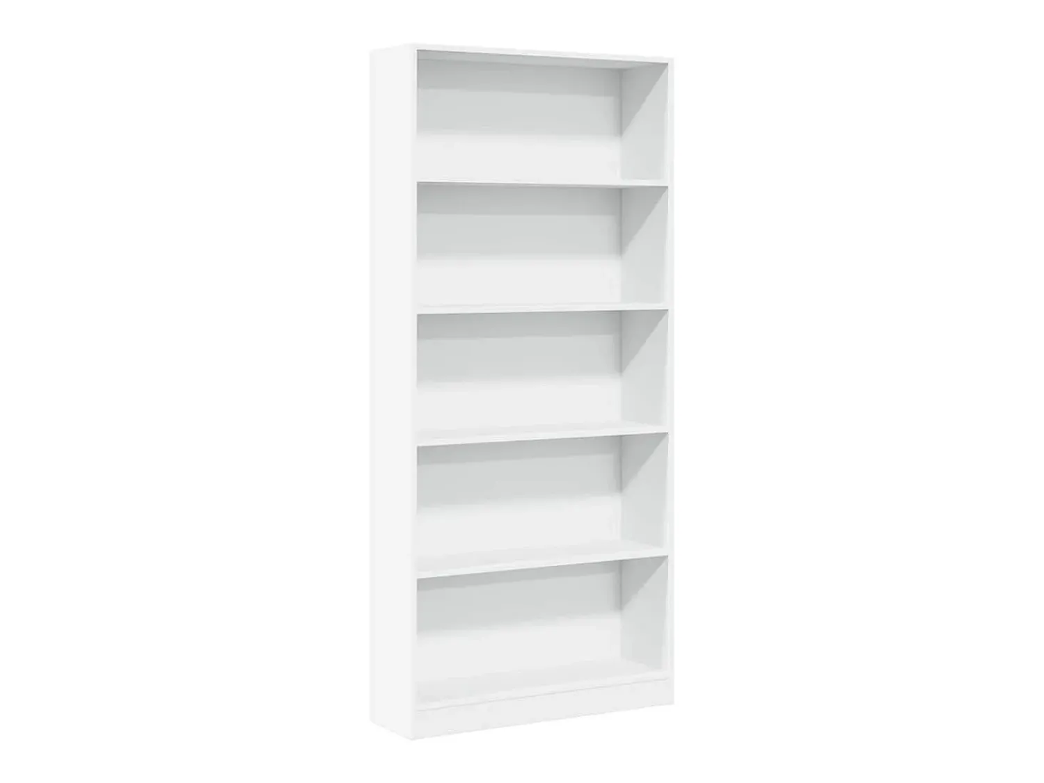 New vidaxl Estante 80x24x176 cm derivados de madeira Branco