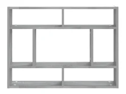 Prateleira* Estante 75x16x55 cm derivados de madeira sonoma PT509622 Cinzento