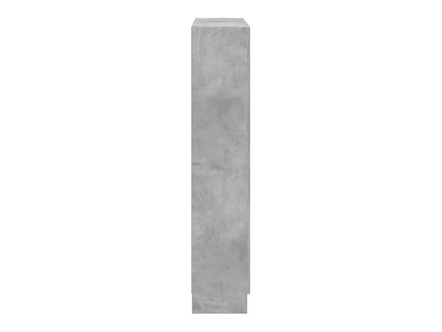 Vitrina|vidaxl Estante 82,5x30,5x150 cm derivados de madeira cimento Cinzento