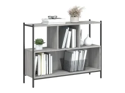 Biblioteca* Estante 102x28x77,5 cm derivados de madeira sonoma PT689546 Cinzento