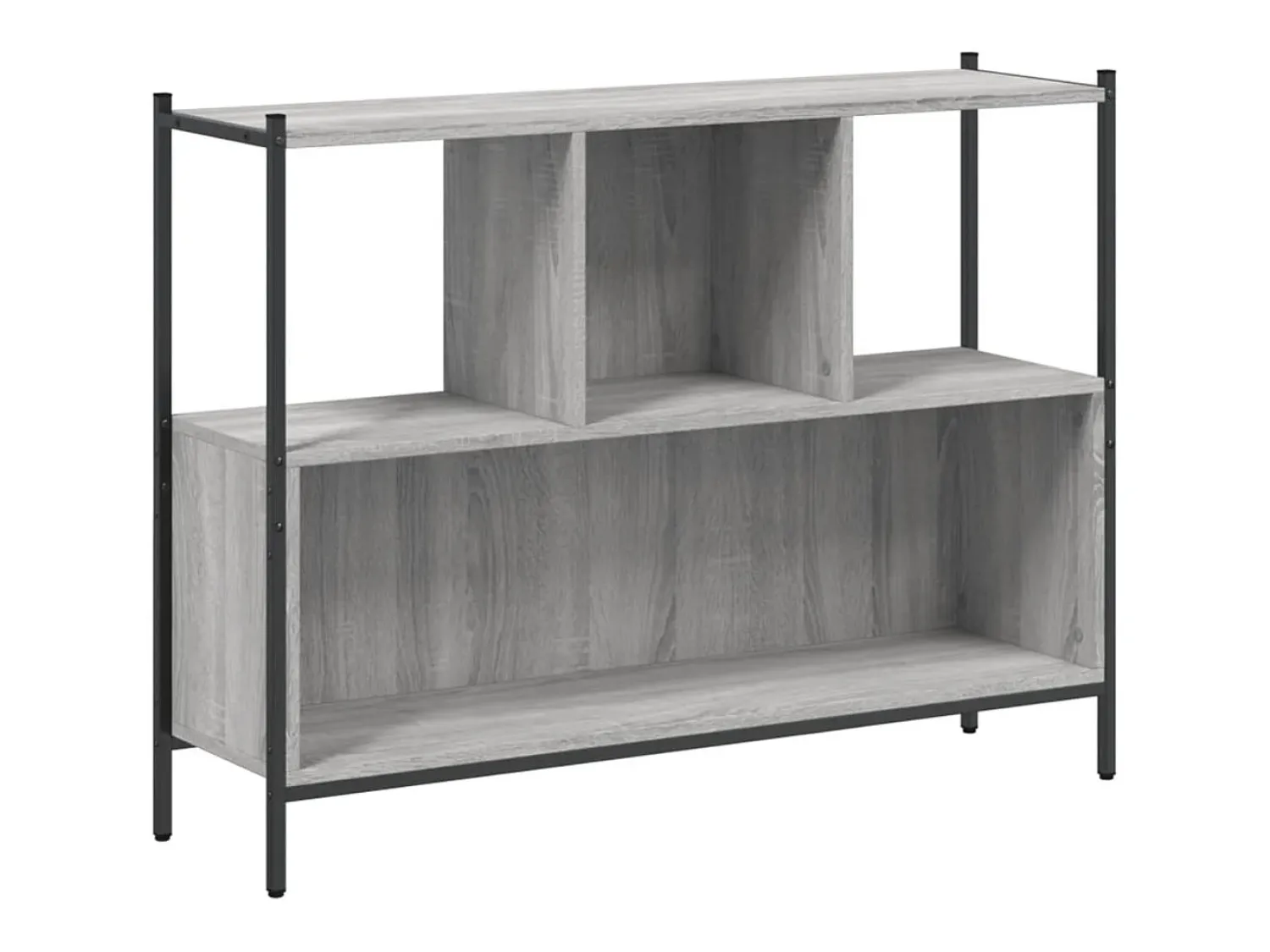 Biblioteca* Estante 102x28x77,5 cm derivados de madeira sonoma PT689546 Cinzento