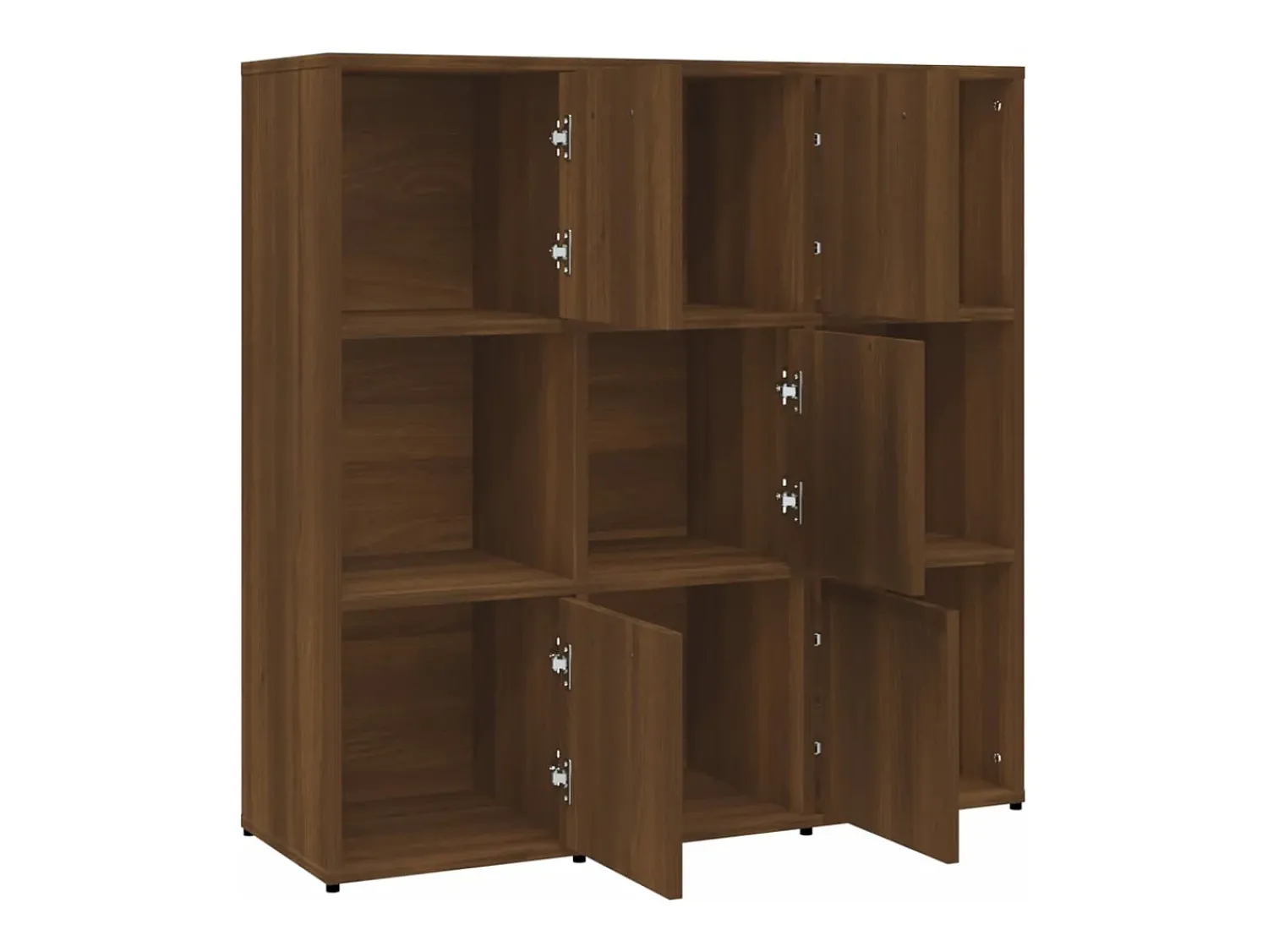Vitrina|vidaxl Estante 90x30x90 cm derivados de madeira carvalho Castanho