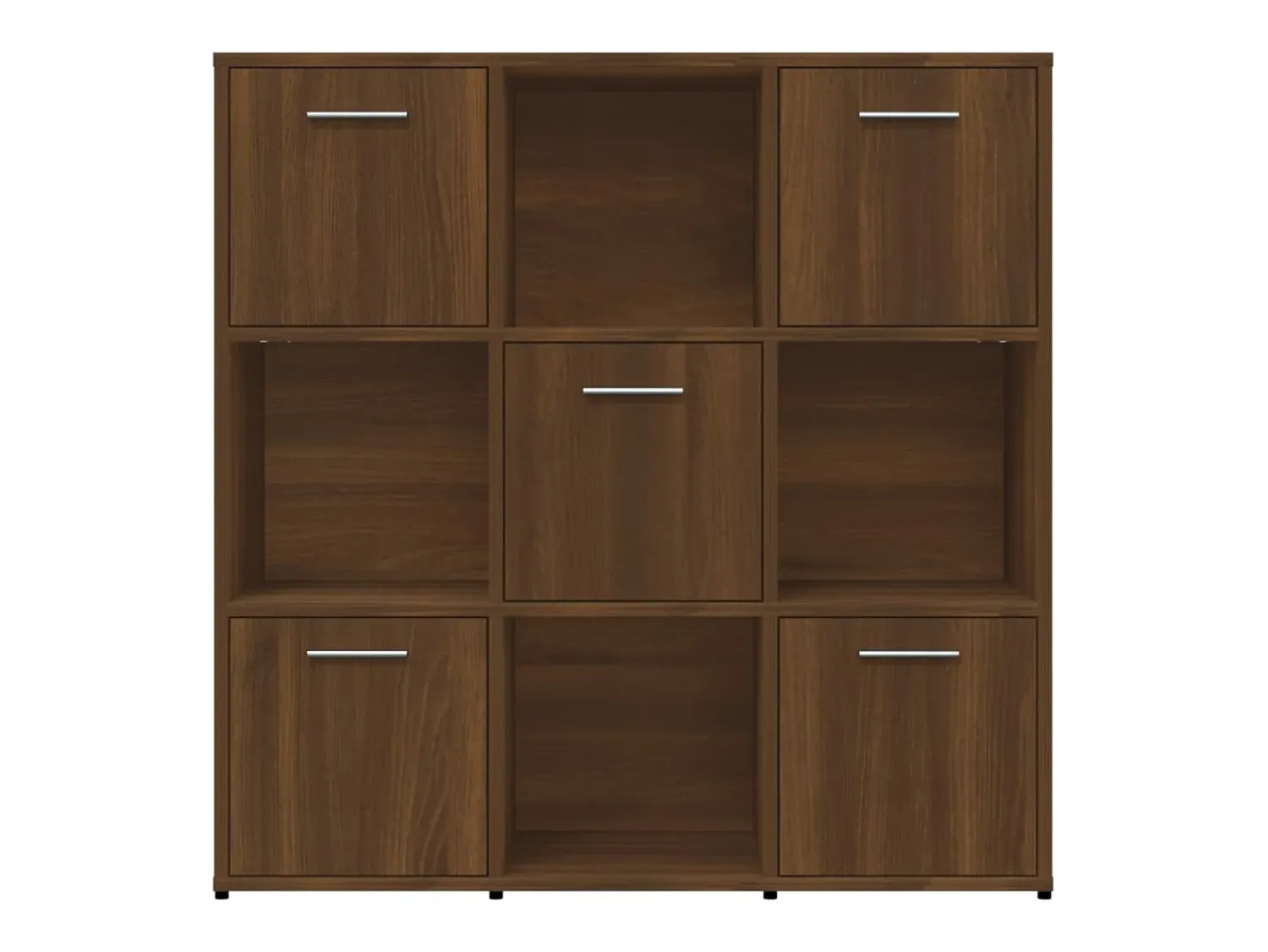 Vitrina|vidaxl Estante 90x30x90 cm derivados de madeira carvalho Castanho