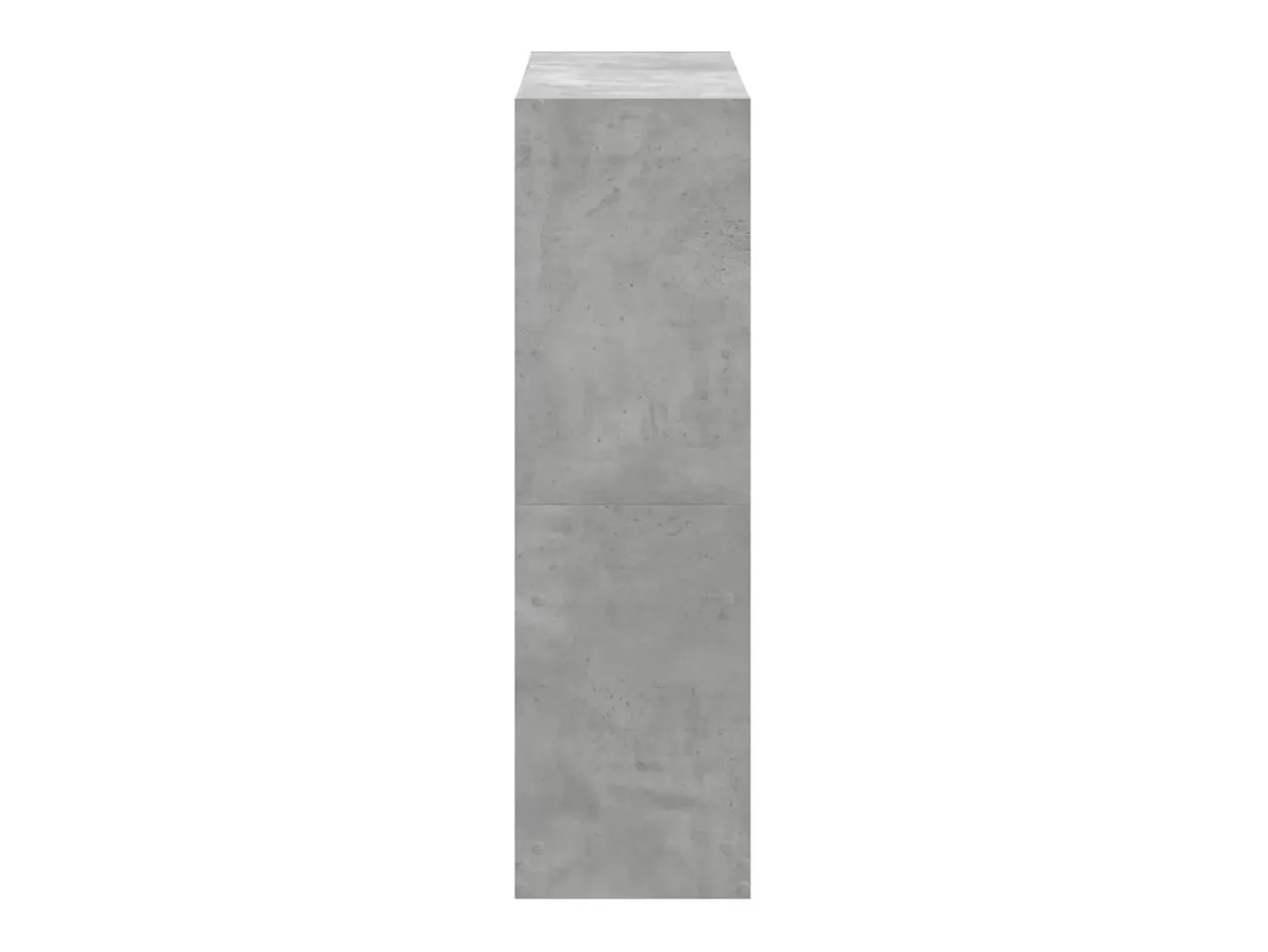 Prateleira*vidaxl Estante 102x32x108 cm derivados de madeira cinzento cimento Cinzento claro