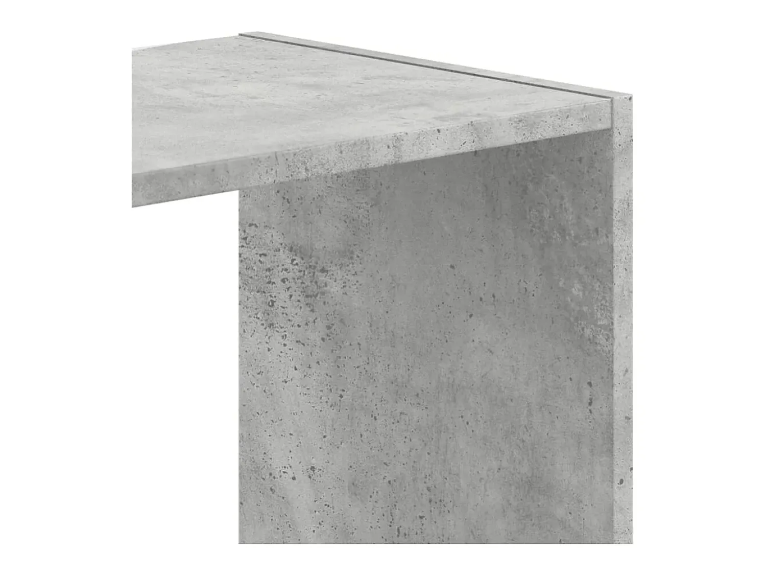 Prateleira*vidaxl Estante 102x32x108 cm derivados de madeira cinzento cimento Cinzento claro