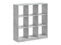 Prateleira*vidaxl Estante 102x32x108 cm derivados de madeira cinzento cimento Cinzento claro