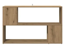 Biblioteca|vidaxl Estante 100x24x63 cm derivados de madeira carvalho artisiano Natural escuro