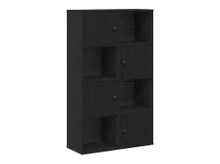 Biblioteca|vidaxl Estante 60x24x101,5 cm derivados de madeira carvalho Preto
