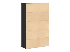 Biblioteca|vidaxl Estante 60x24x101,5 cm derivados de madeira carvalho Preto