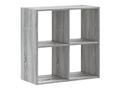 Biblioteca| Estante 68,5x32x68,5 cm derivados de madeira sonoma PT841795 Cinzento