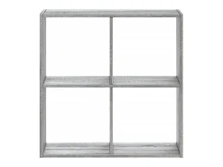 Biblioteca| Estante 68,5x32x68,5 cm derivados de madeira sonoma PT841795 Cinzento