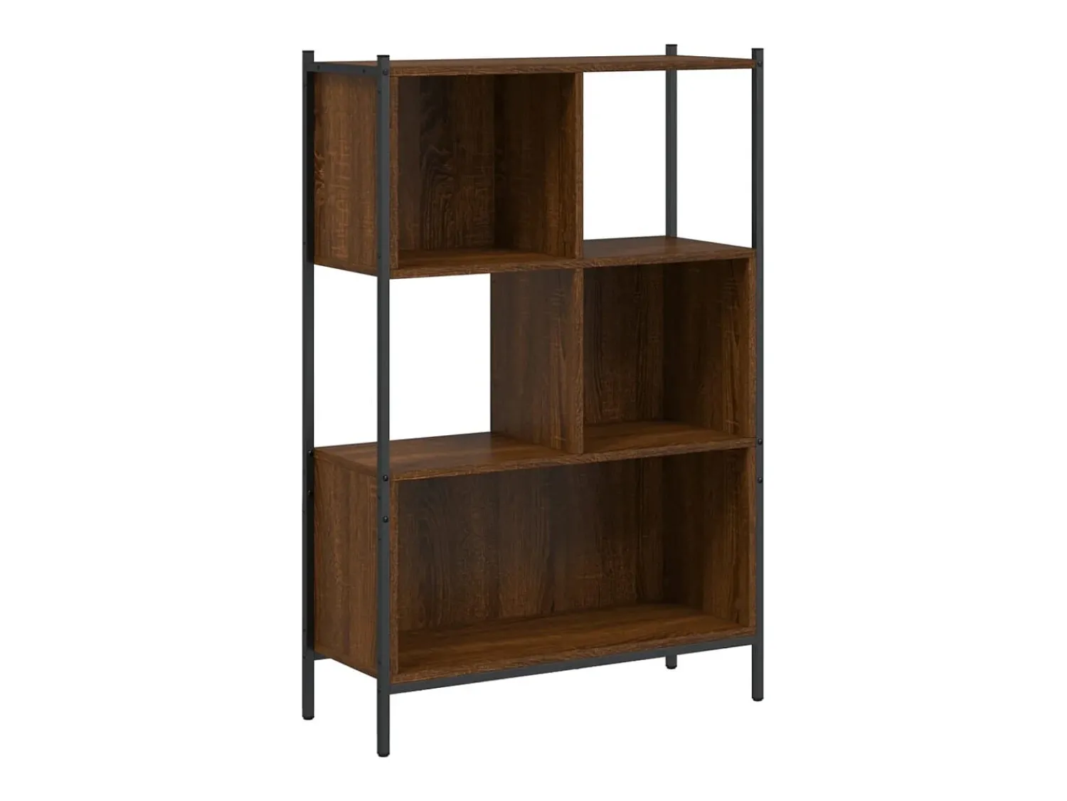 Biblioteca| Estante 72x28x109 cm derivados de madeira carvalho PT221930 Castanho