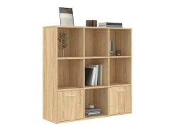 vidaxl Estante 98x30x98 cm derivados de madeira carvalho sonoma Natural claro