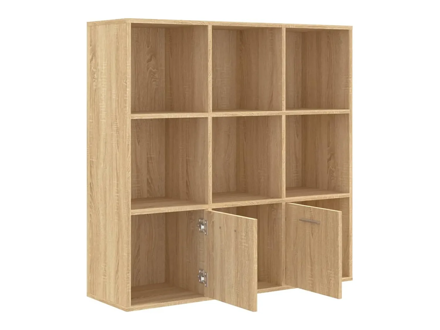 vidaxl Estante 98x30x98 cm derivados de madeira carvalho sonoma Natural claro