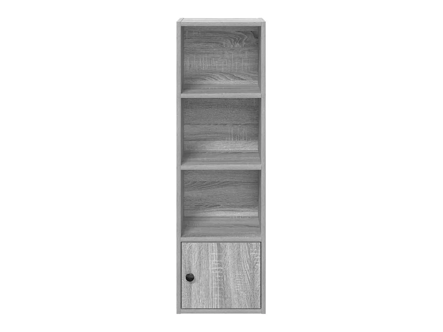 Biblioteca|vidaxl Estante 31x24x102 cm derivados de madeira sonoma Cinzento