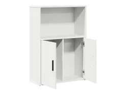 Biblioteca*vidaxl Estante 60x24x85 cm derivados de madeira Branco