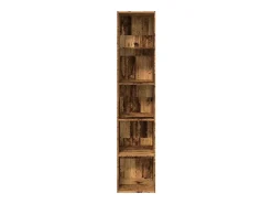 Online vidaxl Estante 40x30x189 cm derivados de madeira madeira velha Castanho