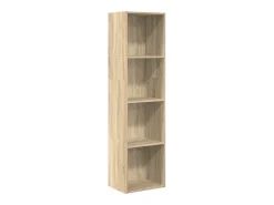 Discount vidaxl Estante 40x30x152 cm derivados de madeira carvalho sonoma Castanho