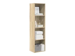 Discount vidaxl Estante 40x30x152 cm derivados de madeira carvalho sonoma Castanho