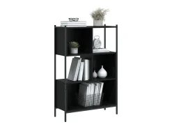 Biblioteca* Estante 72x28x109 cm derivados de madeira PT562128 Preto