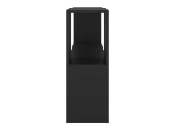 New Estante 100x24x63 cm derivados de madeira PT740643 Preto