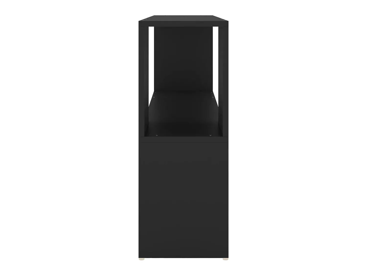 New Estante 100x24x63 cm derivados de madeira PT740643 Preto