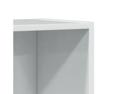 Biblioteca|vidaxl Estante 60x24x143 cm derivados de madeira brilhante Branco
