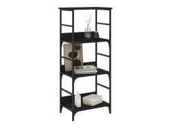 Biblioteca| Estante 50x33x117,5 cm derivados de madeira PT325668 Preto