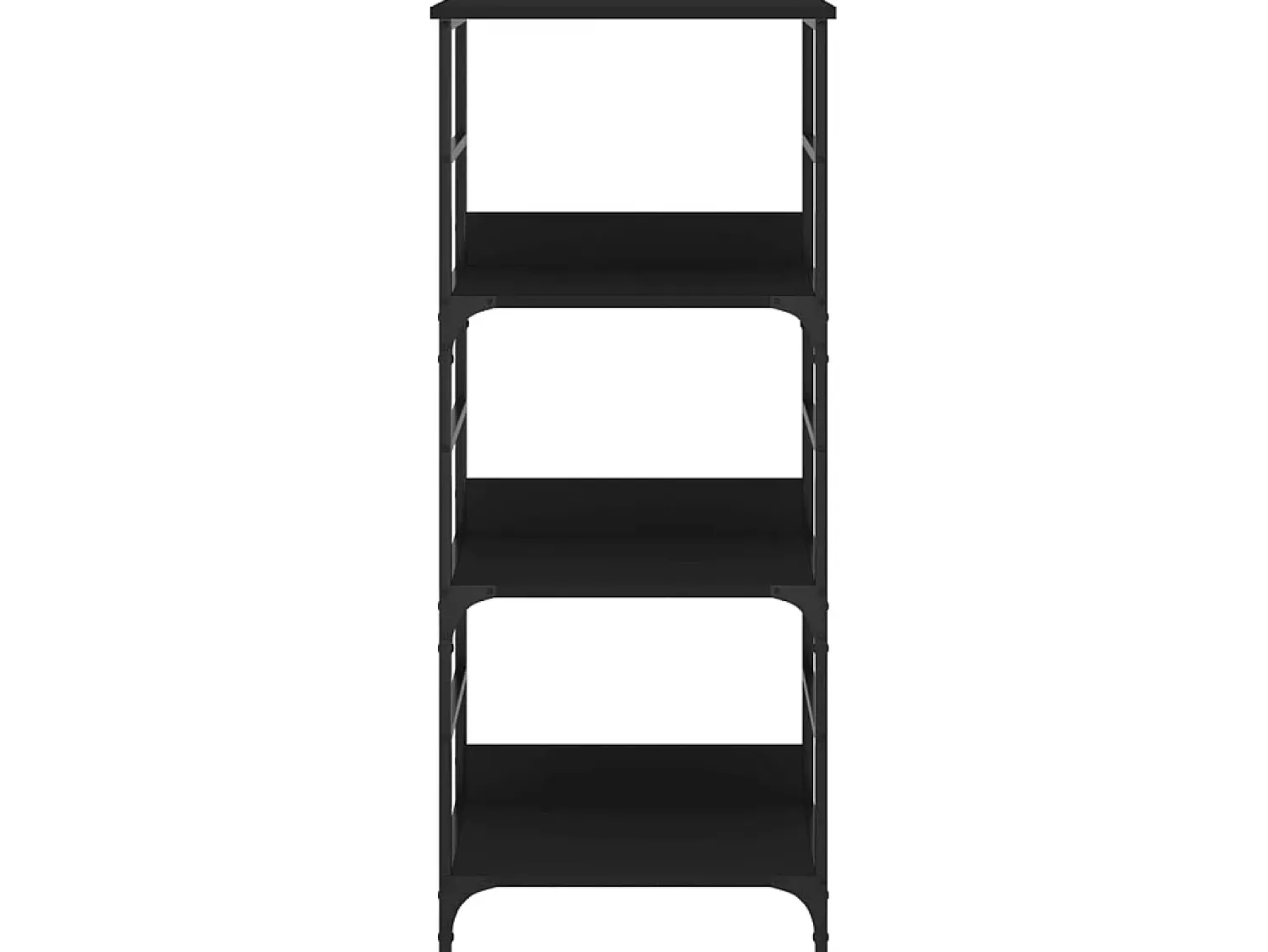 Biblioteca| Estante 50x33x117,5 cm derivados de madeira PT325668 Preto