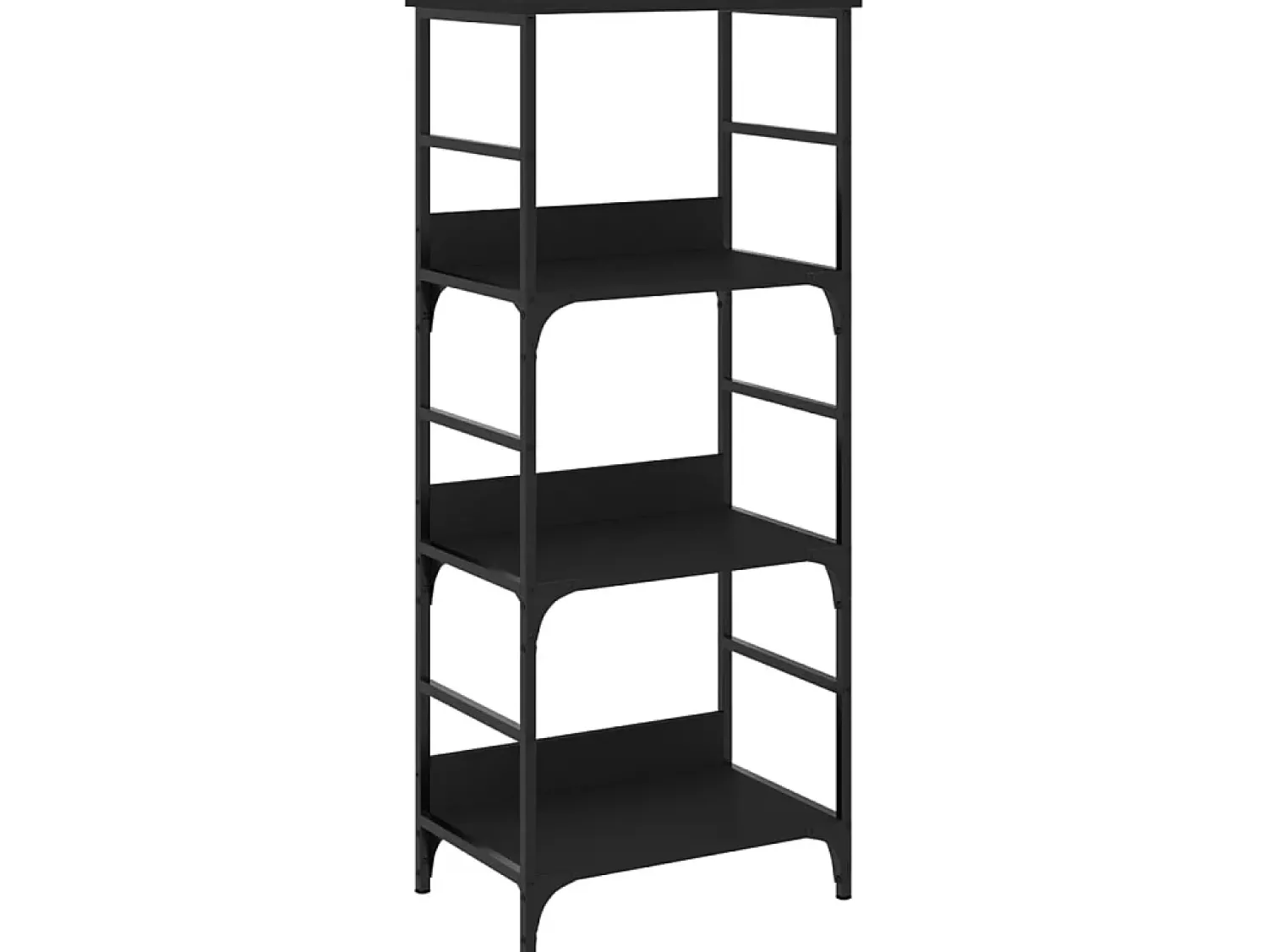 Biblioteca| Estante 50x33x117,5 cm derivados de madeira PT325668 Preto