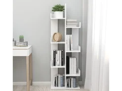 Biblioteca* Estante 48x25,5x140 cm derivados de madeira PT593686 Branco