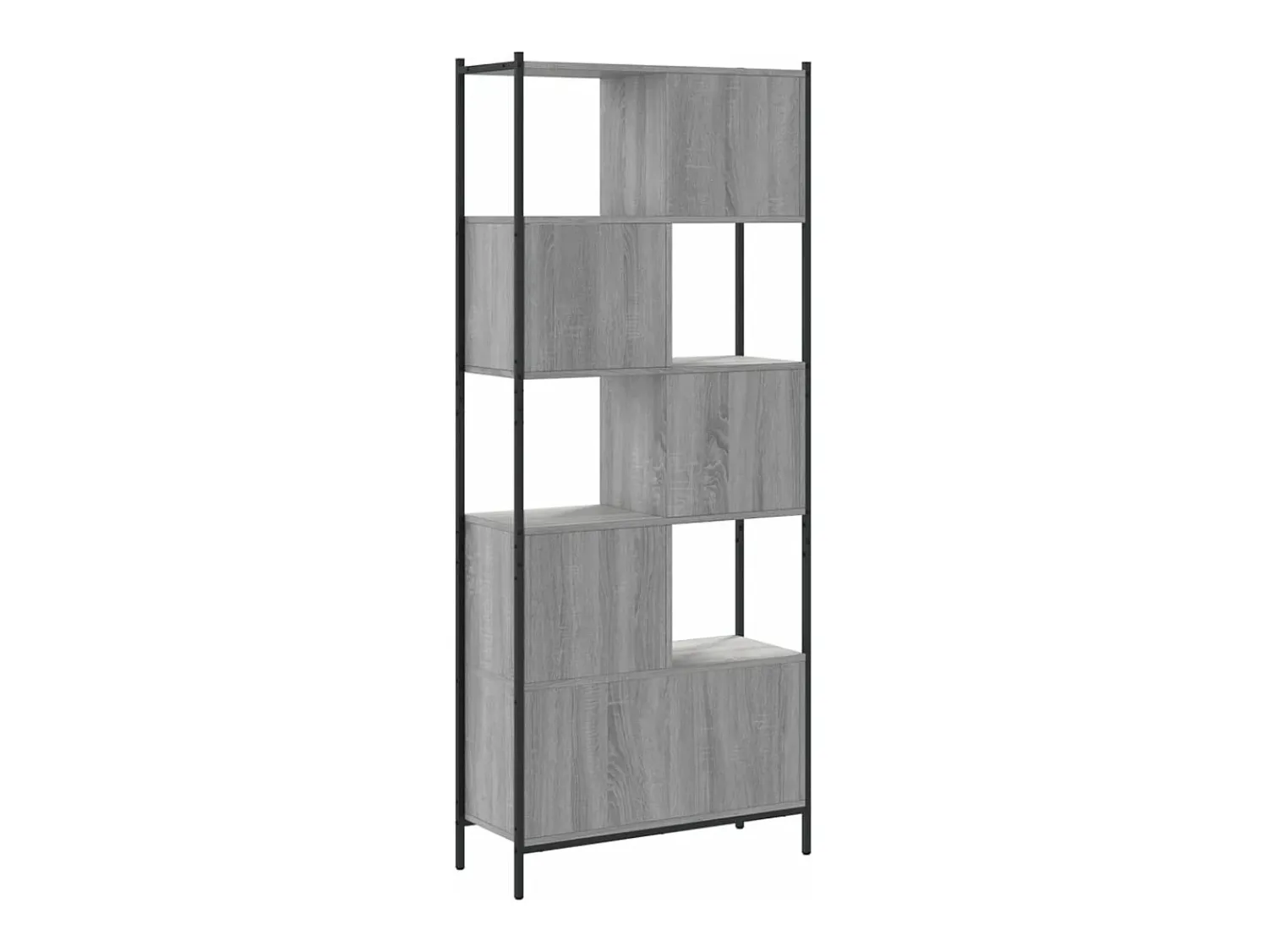 New vidaxl Estante 72x28x172 cm derivados de madeira sonoma Cinzento