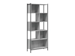 New vidaxl Estante 72x28x172 cm derivados de madeira sonoma Cinzento